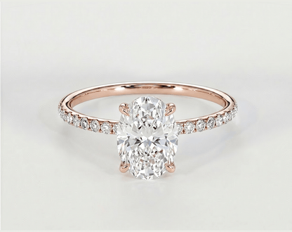 Luna - Oval - Engagement Rings - Ramzi & Co.®