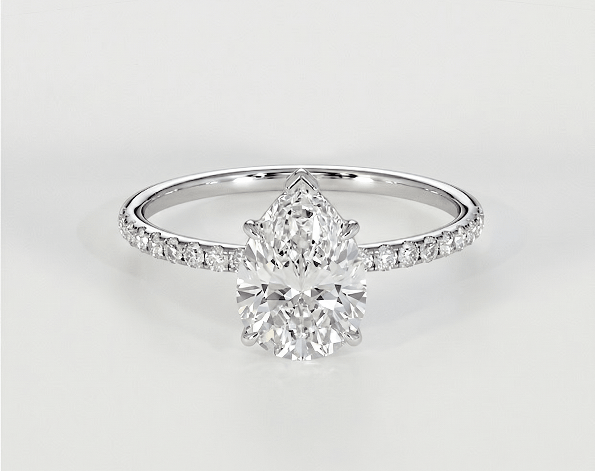 Luna - Pear - Engagement Rings - Ramzi & Co.®