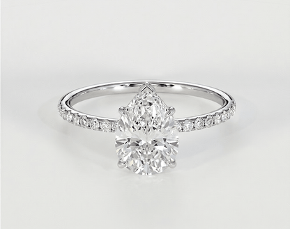 Luna - Pear - Engagement Rings - Ramzi & Co.®