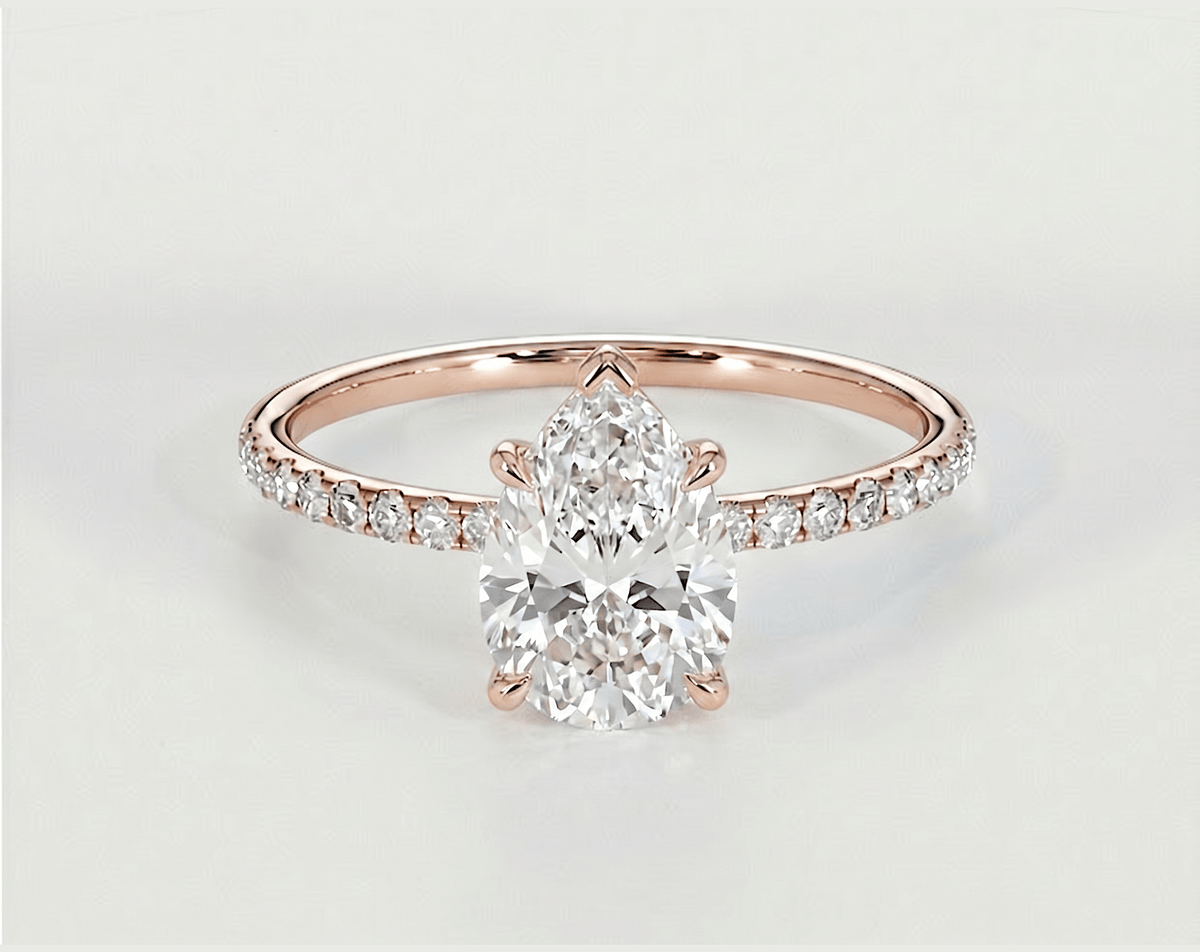 Luna - Pear - Engagement Rings - Ramzi & Co.®