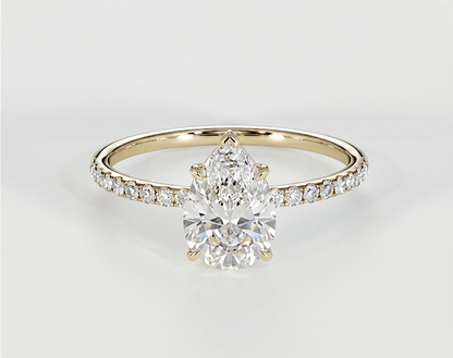 Luna - Pear - Engagement Rings - Ramzi & Co.®