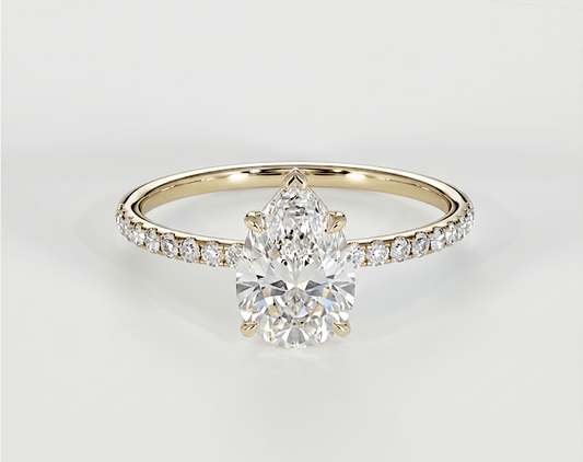 Luna - Pear - Engagement Rings - Ramzi & Co.®