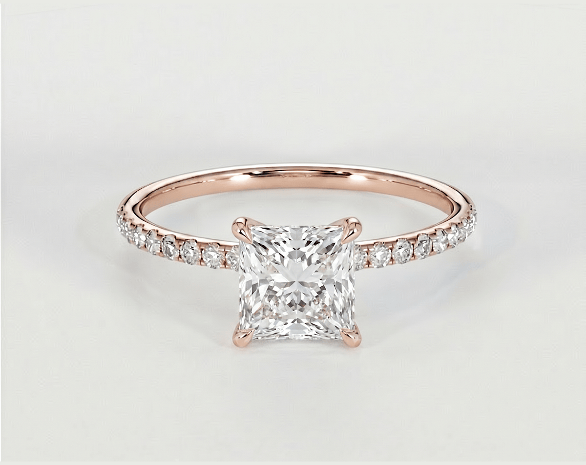 Luna - Princess - Engagement Rings - Ramzi & Co.®