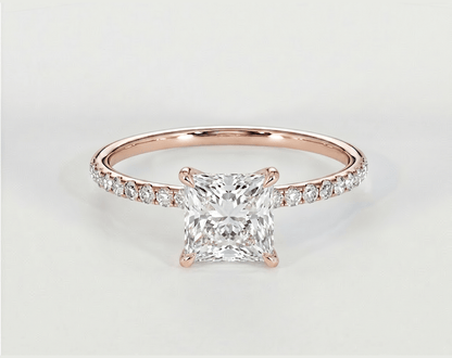 Luna - Princess - Engagement Rings - Ramzi & Co.®