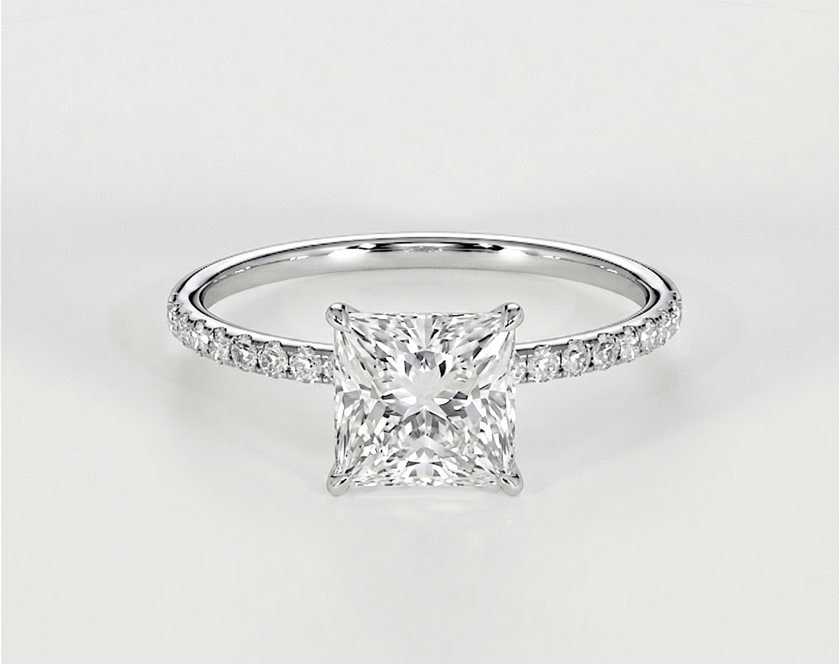 Luna - Princess - Engagement Rings - Ramzi & Co.®
