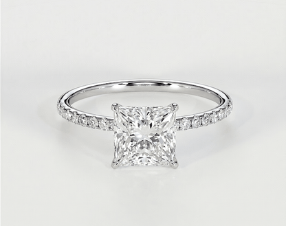 Luna - Princess - Engagement Rings - Ramzi & Co.®