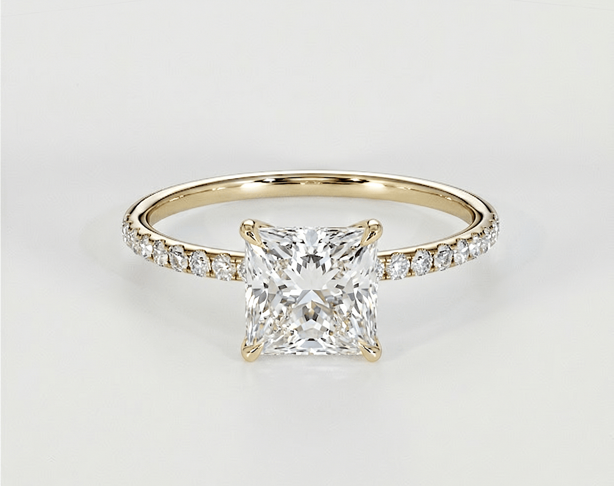 Luna - Princess - Engagement Rings - Ramzi & Co.®