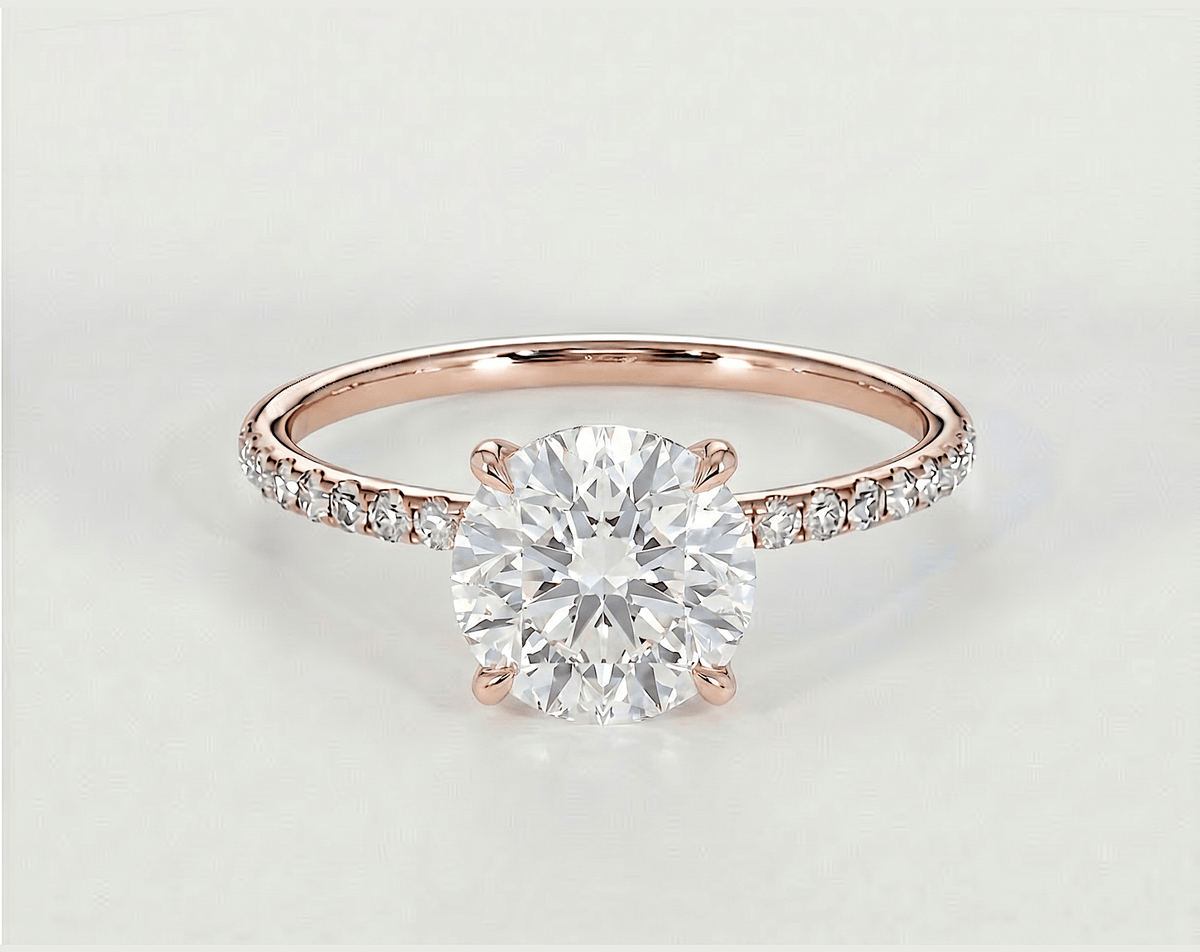 Luna - Round - Engagement Rings - Ramzi & Co.®