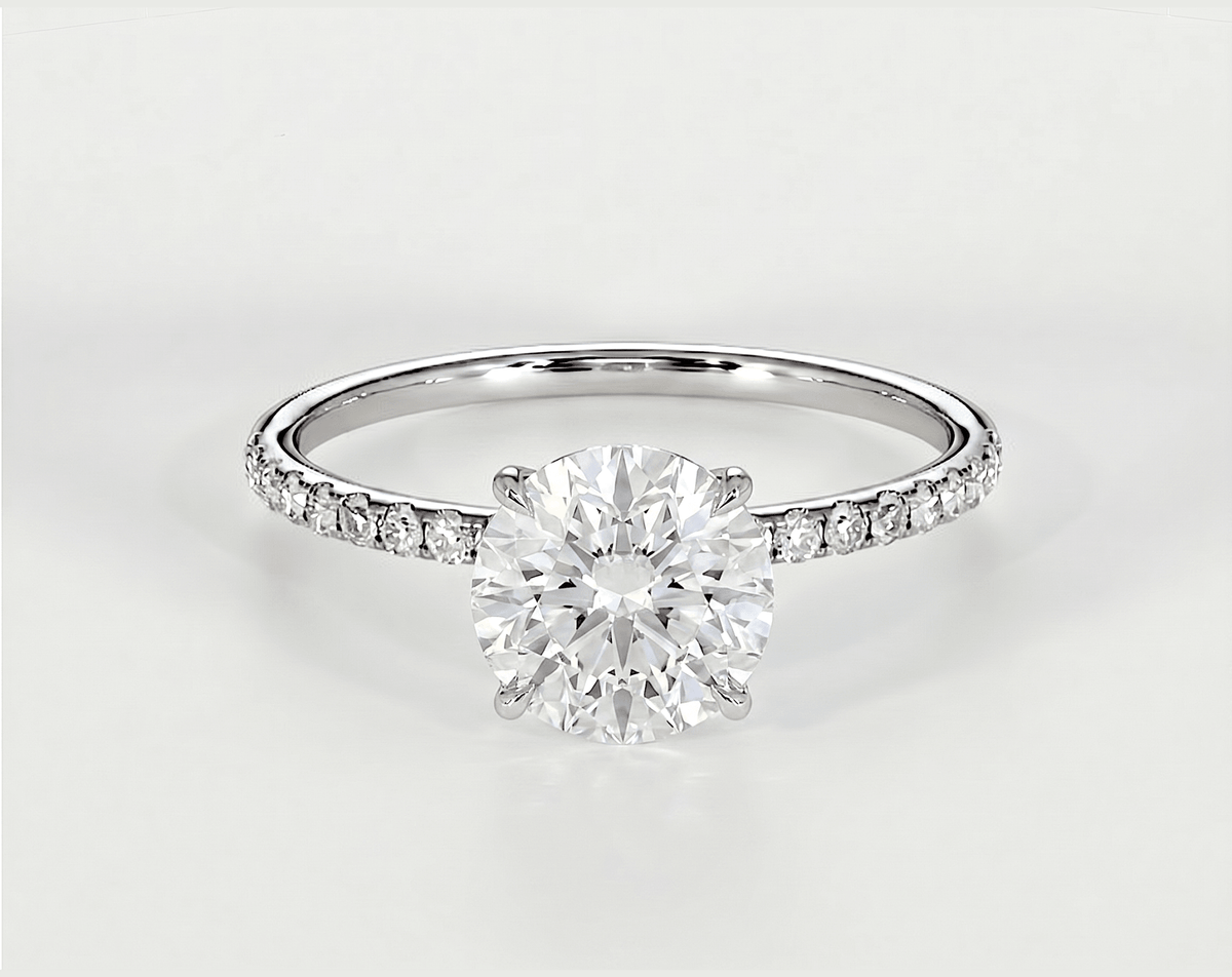 Luna - Round - Engagement Rings - Ramzi & Co.®