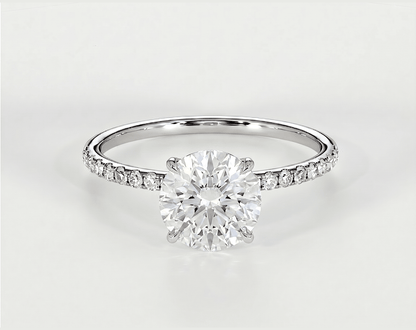 Luna - Round - Engagement Rings - Ramzi & Co.®