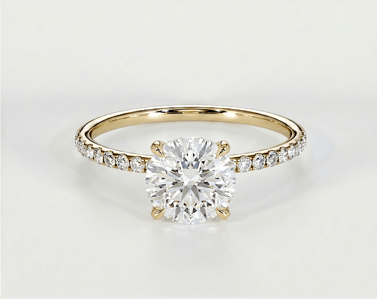 Luna - Round - Engagement Rings - Ramzi & Co.®