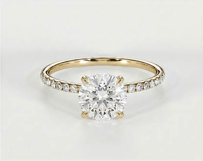 Luna - Round - Engagement Rings - Ramzi & Co.®