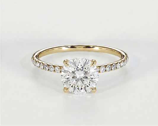 Luna - Round - Engagement Rings - Ramzi & Co.®