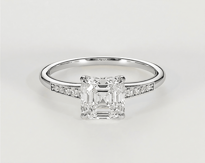 Margot - Asscher - Engagement Rings - Ramzi & Co.®
