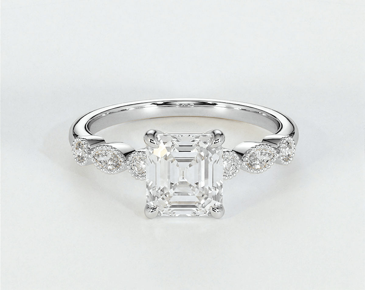 Matilda - Asscher - Engagement Rings - Ramzi & Co.®