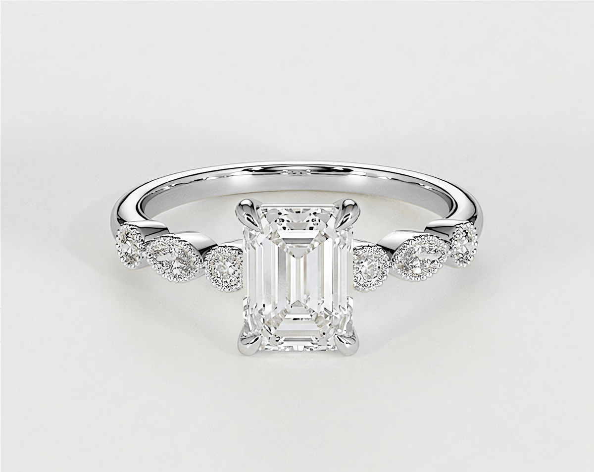 Matilda - Emerald - Engagement Rings - Ramzi & Co.®