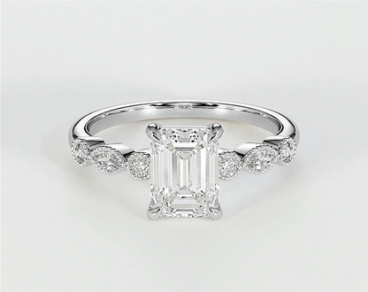 Matilda - Emerald - Engagement Rings - Ramzi & Co.®