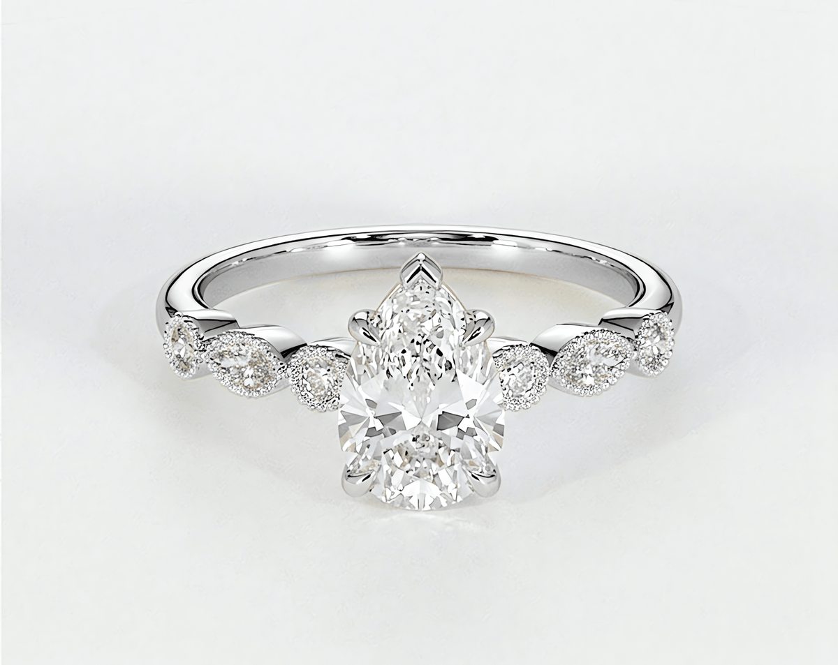 Matilda - Pear - Engagement Rings - Ramzi & Co.®