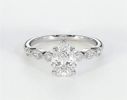 Matilda - Pear - Engagement Rings - Ramzi & Co.®