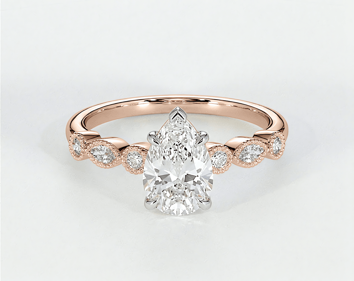Matilda - Pear - Engagement Rings - Ramzi & Co.®