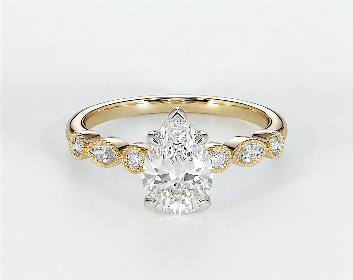 Matilda - Pear - Engagement Rings - Ramzi & Co.®