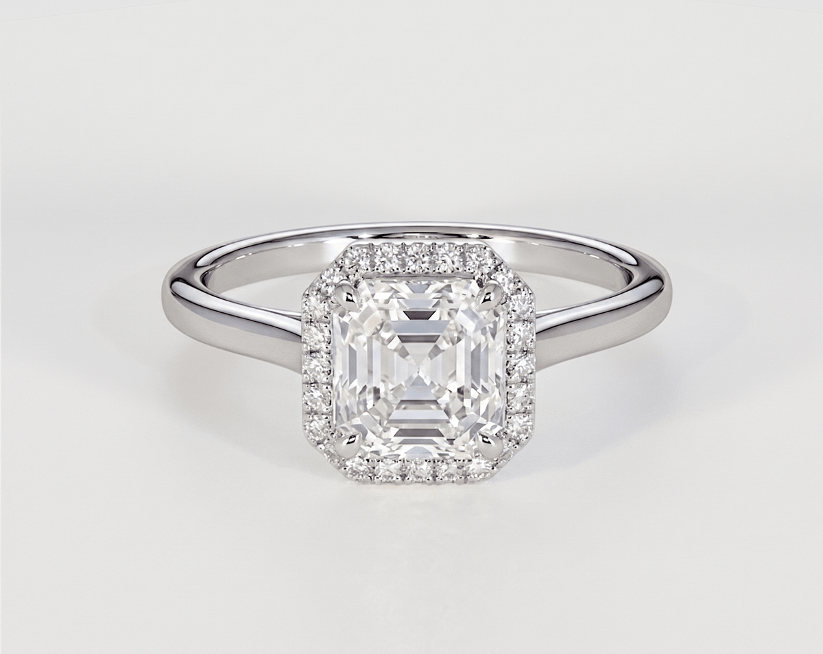 Monica - Asscher - Engagement Rings - Ramzi & Co.®