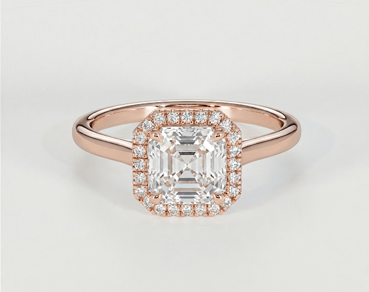 Monica - Asscher - Engagement Rings - Ramzi & Co.®