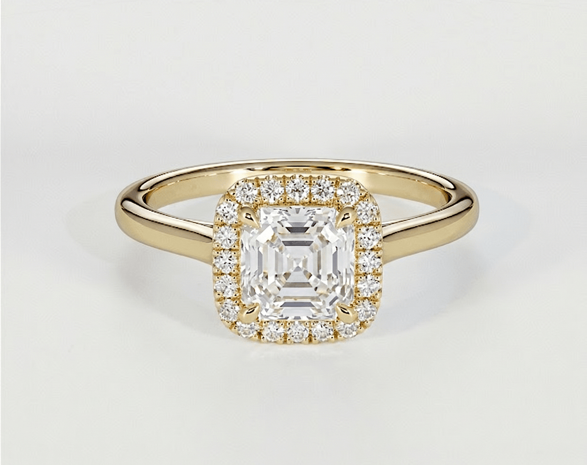 Monica - Asscher - Engagement Rings - Ramzi & Co.®