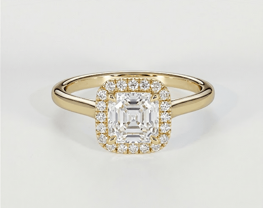 Monica - Asscher - Engagement Rings - Ramzi & Co.®