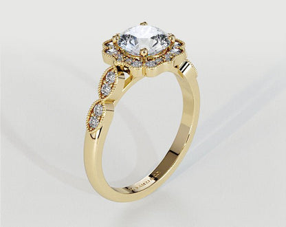 Morgan - Round - Engagement Rings - Ramzi & Co.®