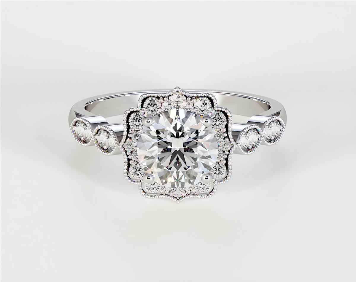 Morgan - Round - Engagement Rings - Ramzi & Co.®