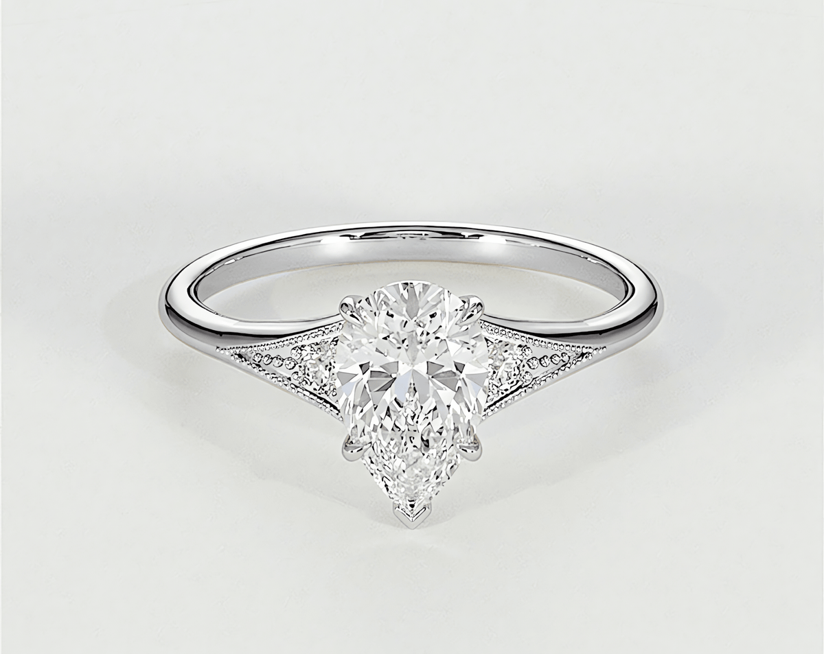 Naomi - Pear - Engagement Rings - Ramzi & Co.®