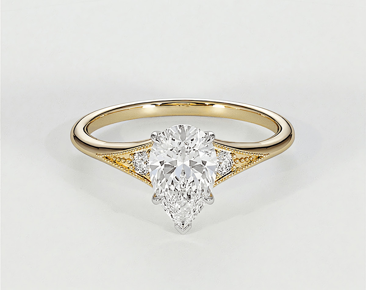 Naomi - Pear - Engagement Rings - Ramzi & Co.®