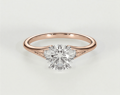 Naomi - Round - Engagement Rings - Ramzi & Co.®