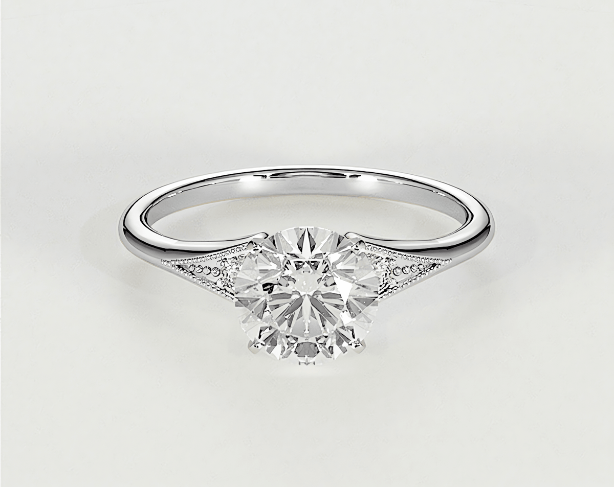 Naomi - Round - Engagement Rings - Ramzi & Co.®