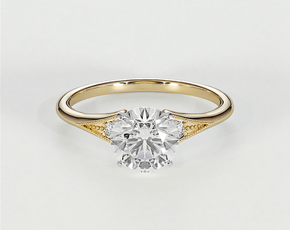 Naomi - Round - Engagement Rings - Ramzi & Co.®