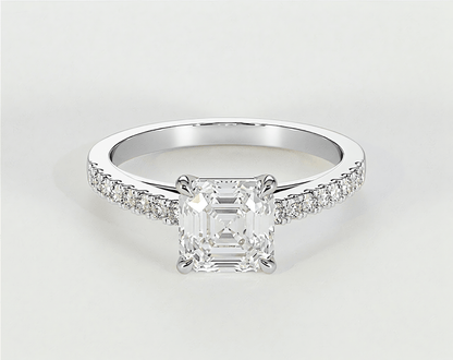 Natalie - Asscher - Engagement Rings - Ramzi & Co.®