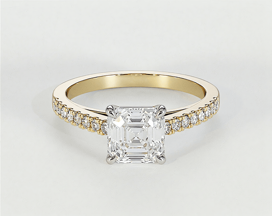Natalie - Asscher - Engagement Rings - Ramzi & Co.®