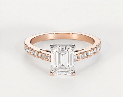 Natalie - Emerald - Engagement Rings - Ramzi & Co.®