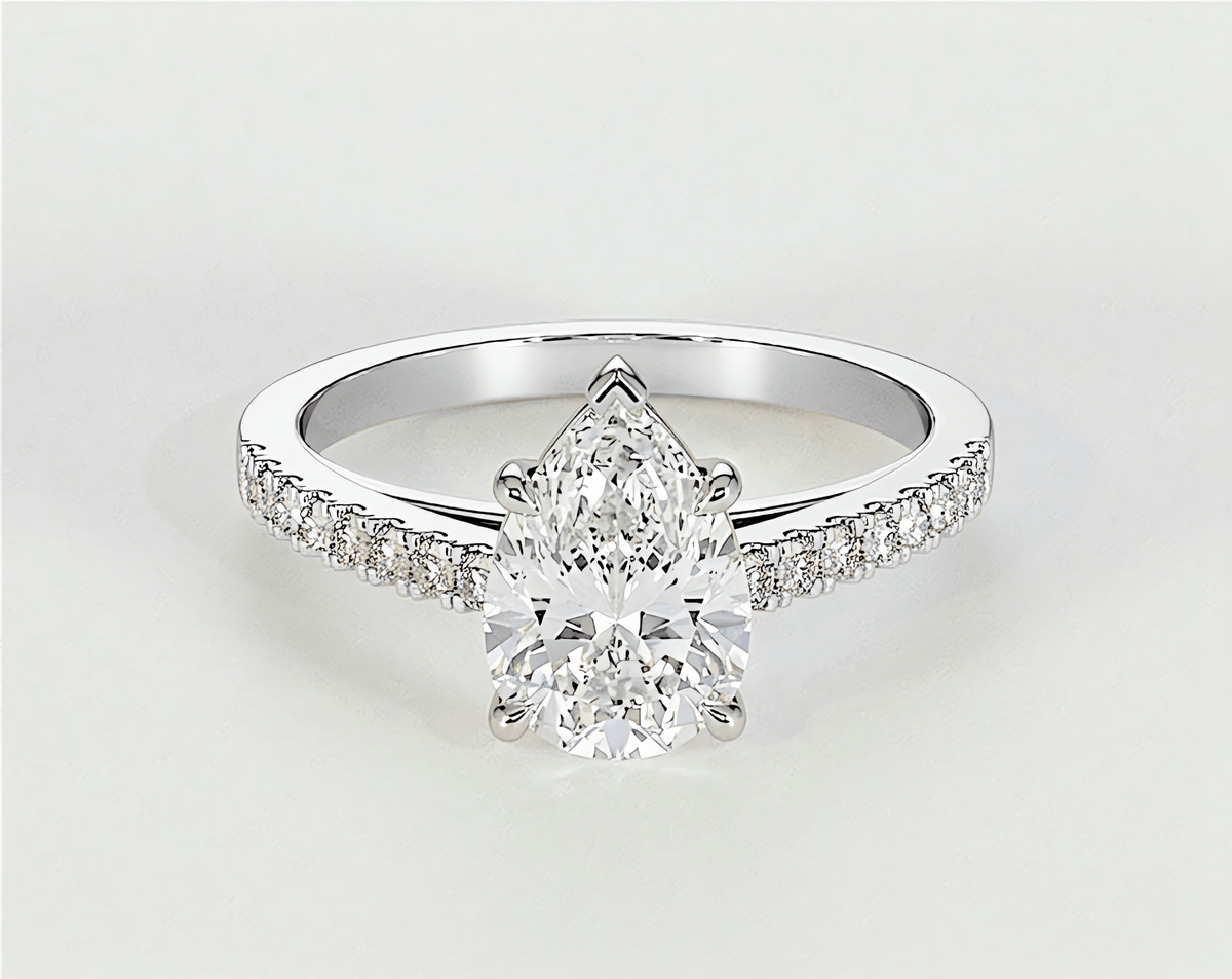 Natalie - Pear - Engagement Rings - Ramzi & Co.®