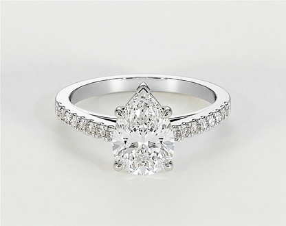 Natalie - Pear - Engagement Rings - Ramzi & Co.®