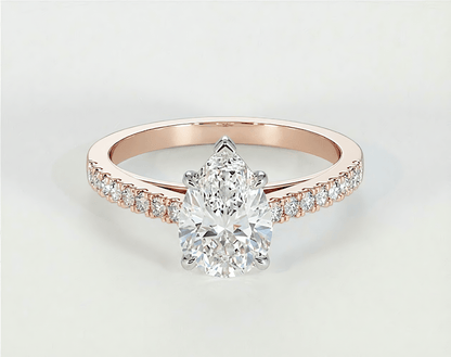 Natalie - Pear - Engagement Rings - Ramzi & Co.®