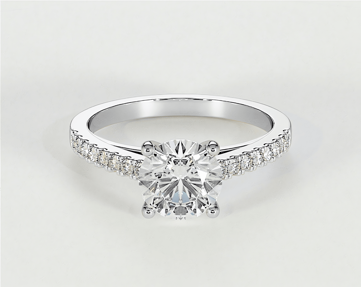 Natalie - Round - Engagement Rings - Ramzi & Co.®