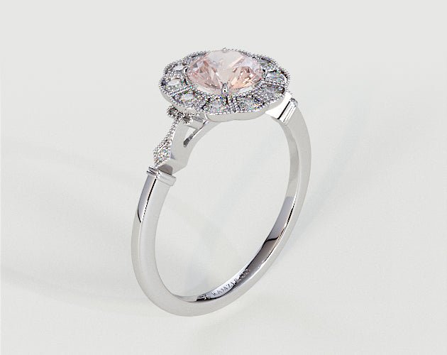 Nina - Morganite Rings - Ramzi & Co.®