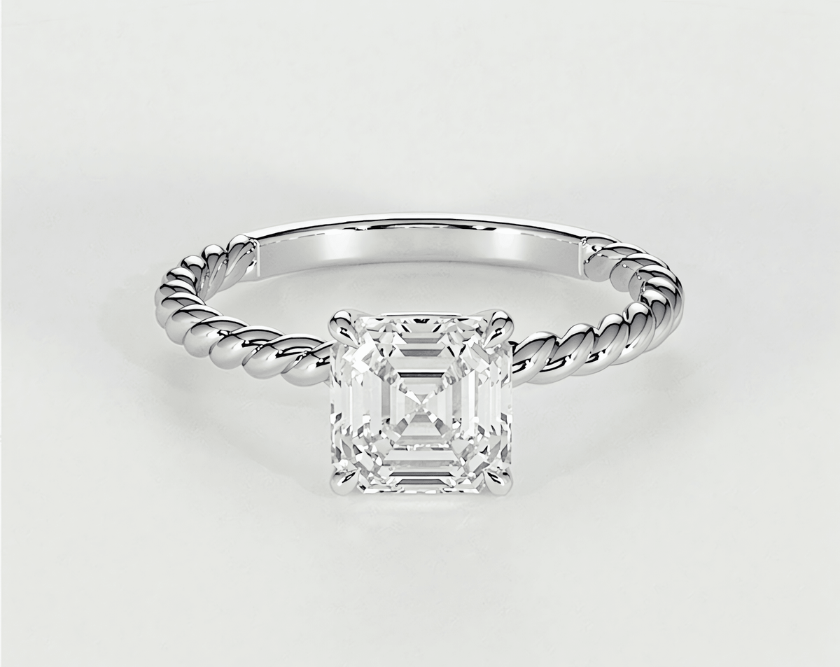 Nora - Asscher - Engagement Rings - Ramzi & Co.®