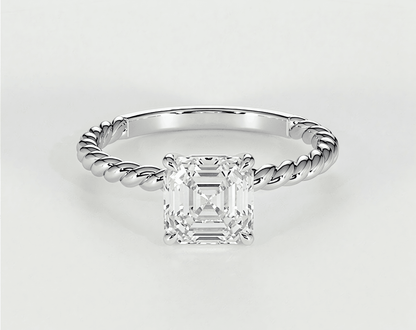 Nora - Asscher - Engagement Rings - Ramzi & Co.®