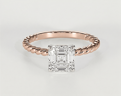 Nora - Asscher - Engagement Rings - Ramzi & Co.®