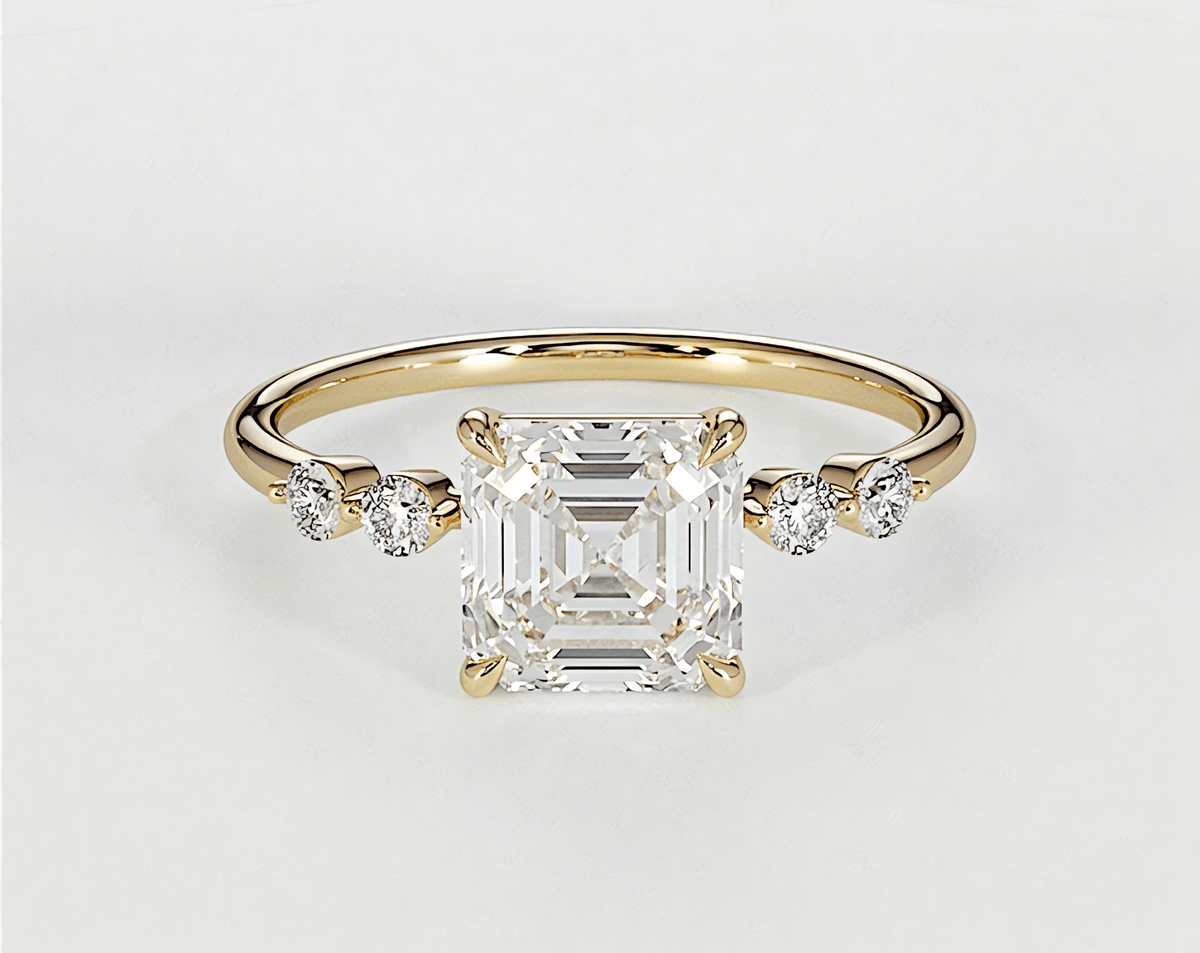 Olive - Asscher - Engagement Rings - Ramzi & Co.®