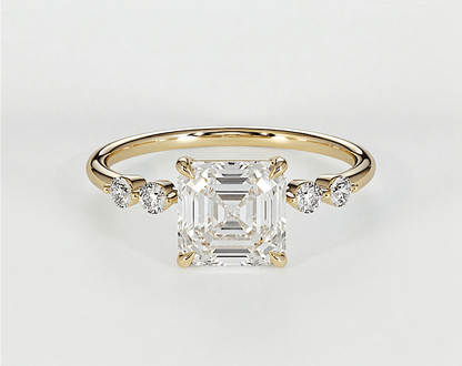 Olive - Asscher - Engagement Rings - Ramzi & Co.®