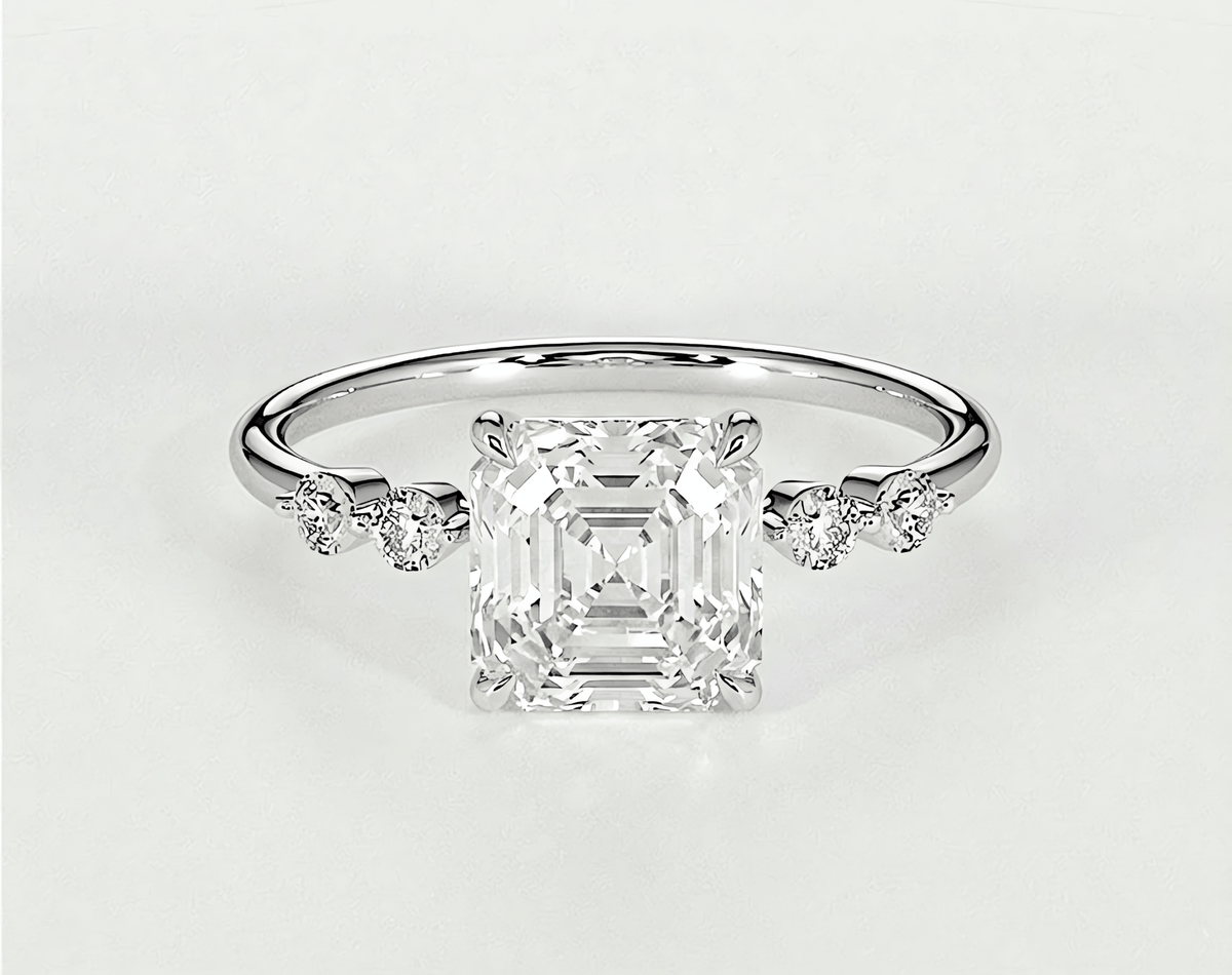 Olive - Asscher - Engagement Rings - Ramzi & Co.®